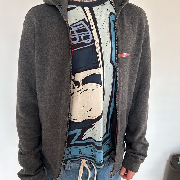 Prada Milano Zip Up Sweater - Picture 6 of 6